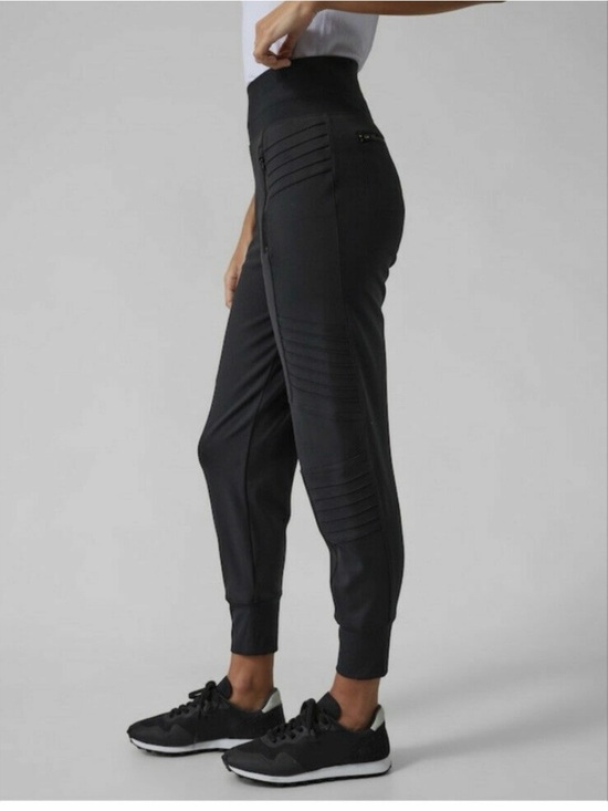 Athleta Pants - Athleta Black High-Rise Venice Moto Joggers